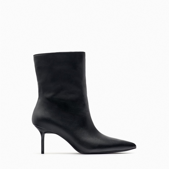 Zara Shoes - ZARA STILETTO BLACK ANKLE BOOTS BRAND NEW WITH TAGS US 7.5 / EUR 38